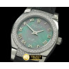 롤렉스 Ladies Mini Cellini SS/LE MOP Green Roman Swiss Qtz -ROLCEL049F
