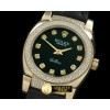 롤렉스 Ladies Mini Cellini YG/LE Black Diam Swiss Qtz -ROLCEL051E