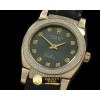 롤렉스 Ladies Mini Cellini YG/LE Grey Diam Swiss Qtz -ROLCEL051G