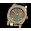 롤렉스 Ladies Mini Cellini YG/LE MOP Green Num Swiss Qtz -ROLCEL051J