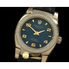 롤렉스 Ladies Mini Cellini YG/LE Blue Num Swiss Qtz -ROLCEL051L