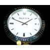 롤렉스 Dealer Clock SuperOcean Style SS/Wht Swiss Quartz -ROLCLK012
