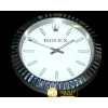 롤렉스 Dealer Clock SuperOcean Style SS/Wht Swiss Quartz -ROLCLK013