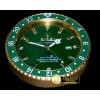 롤렉스 Dealer Clock GMT Style Green Green Swiss Quartz -ROLCLK034