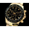 롤렉스 Daytona 116528 YG/YG Black Diam A7750 Sec@6 -ROLDYT0138B