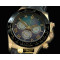 롤렉스 Daytona 116528 YG/LE MGreen Roman A7750 Sec@6 -ROLDYT0141E