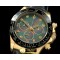롤렉스 Daytona 116528 YG/LE MGreen Diam A7750 Sec@6 -ROLDYT0142E