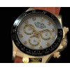 롤렉스 Daytona 116528 YG/LE Wht Diam A7750 Sec@6 -ROLDYT0143G