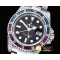 롤렉스 GMT II Red/Blue Rubies SS/SS Blk BP A3186 Mod -ROLGMT120A