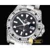 롤렉스 GMT II Black/Wht Rubies SS/SS Blk BP A3186 Mod -ROLGMT120B