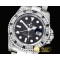 롤렉스 GMT II Black/Wht Rubies SS/SS Blk BP A3186 Mod -ROLGMT120B