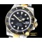 롤렉스 116613 YG/SS Blk Cer Submariner BP MY9015 Mod 3135 -ROLSUB0187D