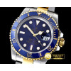 롤렉스 116613 YG/SS Blue Cer Submariner BP MY9015 Mod3135 -ROLSUB0187E