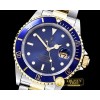 롤렉스 Submariner 16613 YG/SS Blue BP Ult A3135 Mod -ROLSUB0209B