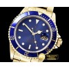 롤렉스 Submariner 16618 YG/YG Blue BP Ult A3135 Mod -ROLSUB0210B