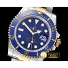 롤렉스 Submariner 116613 YG/SS Blue JF Ult A3135 Mod -ROLSUB0217