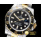 롤렉스 Submariner 116613 YG/SS Cer Bez Black JF Asia 2836 -ROLSUB0219B