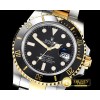 롤렉스 Submariner 116613 YG/SS Cer Bez Blk Noob Asia 2836 -ROLSUB0224A