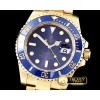 롤렉스 Submariner 116618 YG/YG Blue BP V2 SP Asia 3135 -ROLSUB0247B