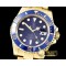 롤렉스 Submariner 116618 YG/YG Blue BP V2 SP Asia 3135 -ROLSUB0247B