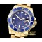 롤렉스 116618 Diam YG/YG Blue BP V2 SP Asia 3135 -ROLSUB0248B