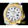 롤렉스 16623 Yachtmaster Men TT White JF Asia 2836 -ROLYM094A