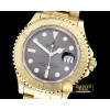 롤렉스 YachtMaster Mens YG/YG Grey BP Asia 2836 Mod3135 -ROLYM097A