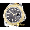 롤렉스 YachtMaster Mens YG/SS Grey BP Asia 2836 Mod3135 -ROLYM097C