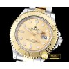 롤렉스 YachtMaster Mens YG/SS Gold BP Asia 2836 Mod3135 -ROLYM097D