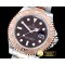 롤렉스 2016 YachtMaster Mens RG/SS Brown JF Asia 3135 Mod -ROLYM111