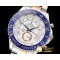 롤렉스 YachtMaster II Blue RG/SS White BP Asia 2813 Mod -ROLYM122