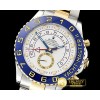 롤렉스 YachtMaster II Blue YG/SS White BP Asia 2813 Mod -ROLYM123