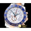 롤렉스 YachtMaster 116681 Blue RG/SS White JF Asia 7750 Mod -ROLYM130