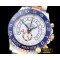 롤렉스 YachtMaster 116681 Blue RG/SS White JF Asia 7750 Mod -ROLYM130