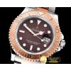 롤렉스 YachtMaster 116623 40mm Wrapped RG/SS Brown BP A3135 -ROLYM133