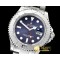 롤렉스 YachtMaster Mens 116622 904L SS/SS Blue GMF Asia 3135 -ROLYM150B