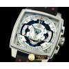 태그호이어 Monaco Mikrograph SS/LE White Jap Qtz -TAG0156A