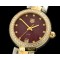 태그호이어 2012 Link Sports Ladies SS/YG/TT Brown Diam SQtz -TAG0183C
