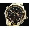 태그호이어 Aquaracer 500m Chrono SS/SS Brown Jap Qtz Chrono -TAG0187D