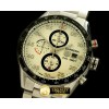 태그호이어 Carrera Date Chrono SS/SS White Jap Qtz -TAG0197A