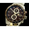 태그호이어 Carrera Date Chrono SS/SS Brown Jap Qtz -TAG0197B