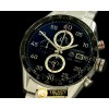 태그호이어 Carrera Date Chrono SS/SS Black Jap Qtz -TAG0197D
