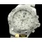 태그호이어 Aquaracer 300m SS/SS White Swiss Qtz 1/10 Chrono -TAG0198A