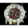 태그호이어 Carrera 50yrs Chrono SS/RU White/Brown Jap OS20 Qtz -TAG0211A