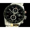 태그호이어 Carrera 1887 Date Chrono SS/SS Black A7750 -TAG0234B
