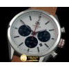 태그호이어 Carrera CH 80Anni Chrono SS/LE White/Red Jap OS20 -TAG0258B