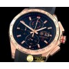 태그호이어 Carrera 16 Senna Ed Chrono RG/RU Black Jap OS20 Qtz -TAG0272C