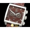 태그호이어 Monaco Classic SS/LE Brown Jap OS20 Quartz Chrono -TAG0279A