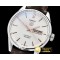 태그호이어 Carrera Calibre 5 Automatic SS/LE Wht/R ANF Asia 2824 -TAG0308B