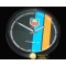 태그호이어 Dealer Clock Monaco Gulf Style PVD/Blk Swiss Quartz -TAGCLK004